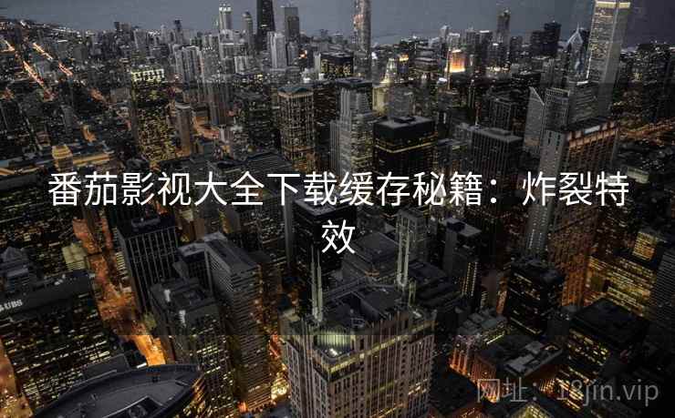 番茄影视大全下载缓存秘籍：炸裂特效