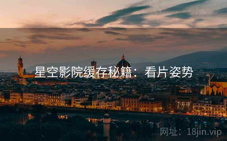 星空影院缓存秘籍：看片姿势
